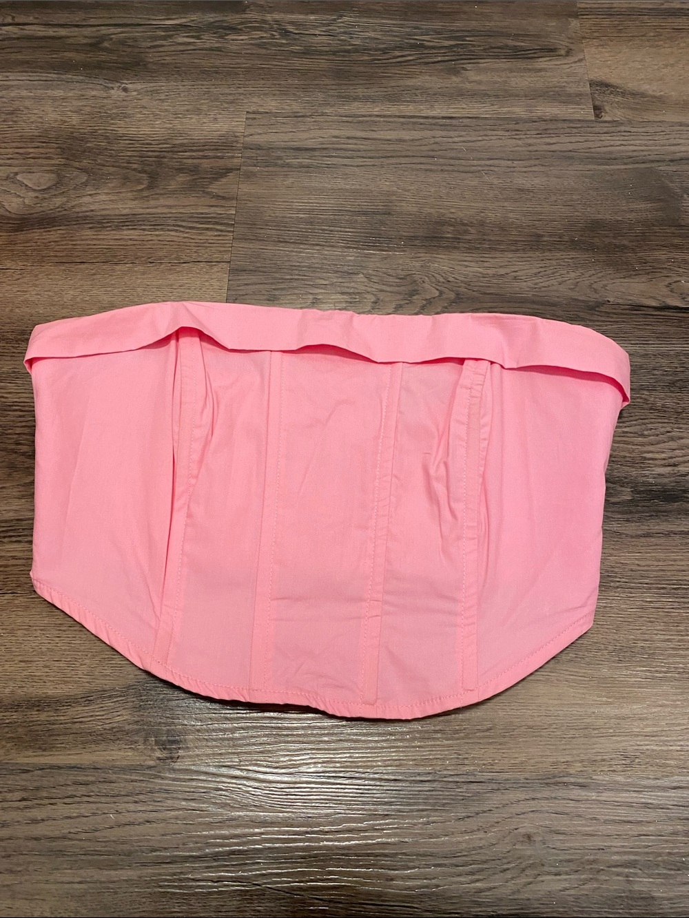 Pink Strapless Tube Top